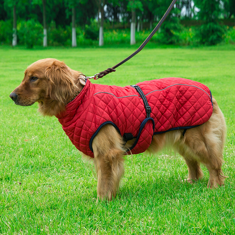 Adjustable Warm Pet Cotton Jacket: Comfort and Style for Your Furry Friend