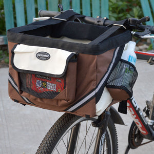Why You Need the Removable Pet Bicycle Handlebar Carrier Basket For Travel