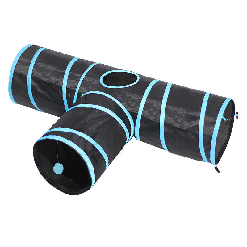 Unleash Your Cat's Playful Spirit with the Foldable Pet Tunnel Climbing Toy
