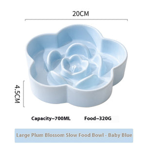 Enhance Your Pet's Dining Experience with Our Ceramic Slow Feeding Bowl