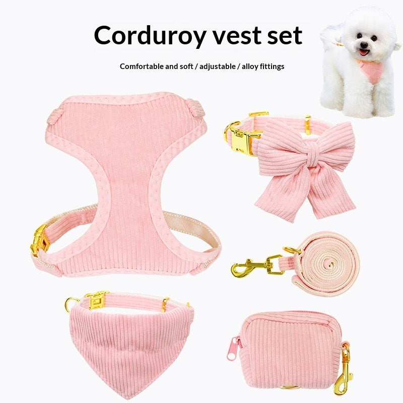 Elevate Your Pet's Outdoor Adventures with Our Walking Leash and Harness Set